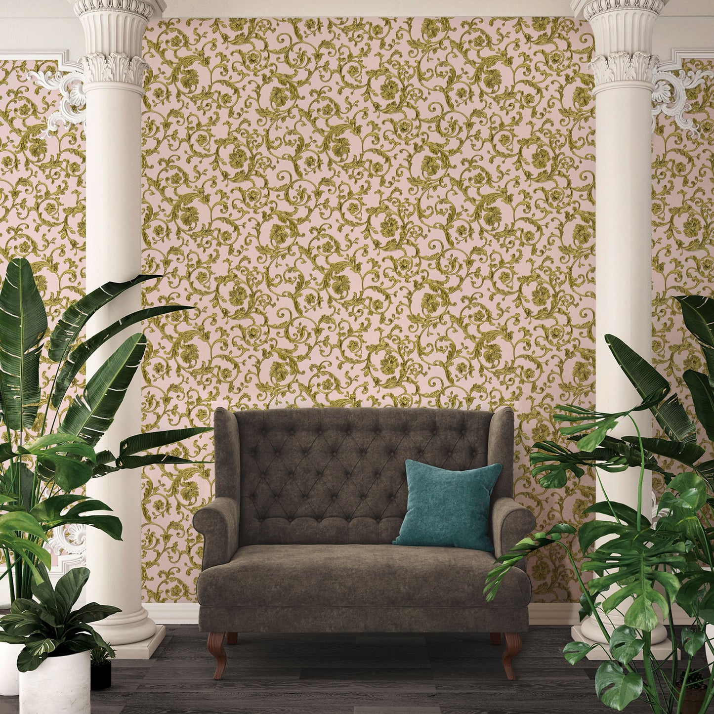 Versace Home Barocktapete Gold 343264 Luxus Vlies Designertapete Tapete Design