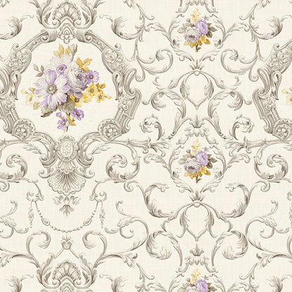 A.S. Création Barocktapete Barock Silber 343913 Tapete Château 5 Wandtapete