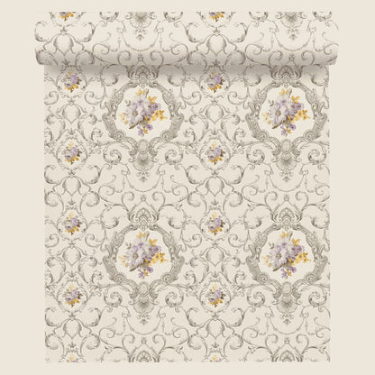 A.S. Création Barocktapete Barock Silber 343913 Tapete Château 5 Wandtapete