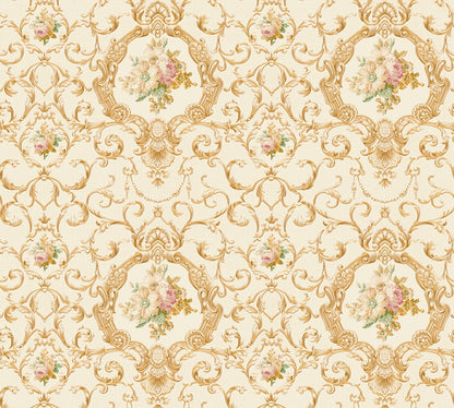A.S. Création Barocktapete Barock Gold 343915 Tapete Château 5 Wandtapete Design