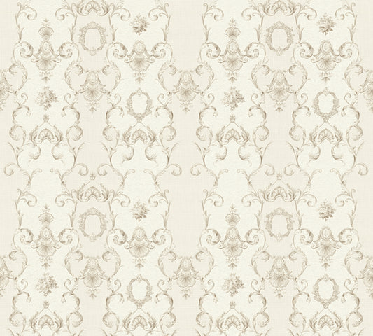A.S. Création Barocktapete Barock Grau 343922 Tapete Château 5 Wandtapete Design