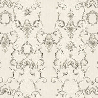 A.S. Création Barocktapete Barock Silber 343923 Tapete Château 5 Wandtapete