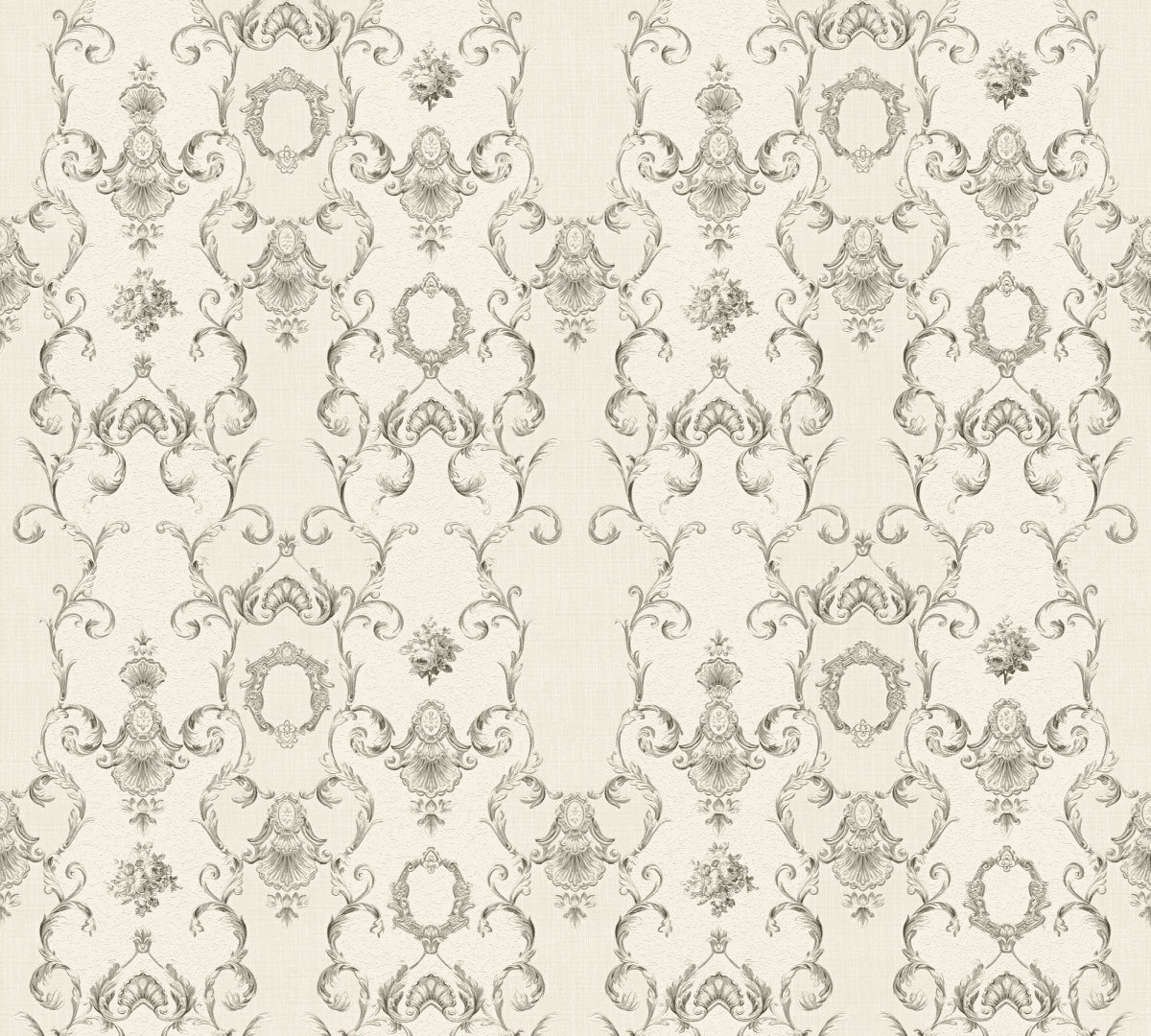 A.S. Création Barocktapete Barock Silber 343923 Tapete Château 5 Wandtapete