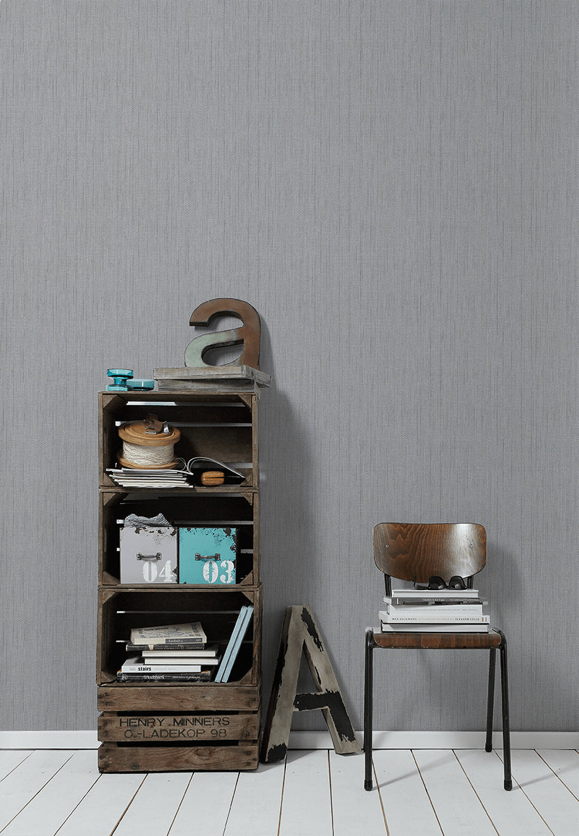 A.S. Création Tapete Attractive 2 344328 Grau Struktur Wandtapete Vliestapeten