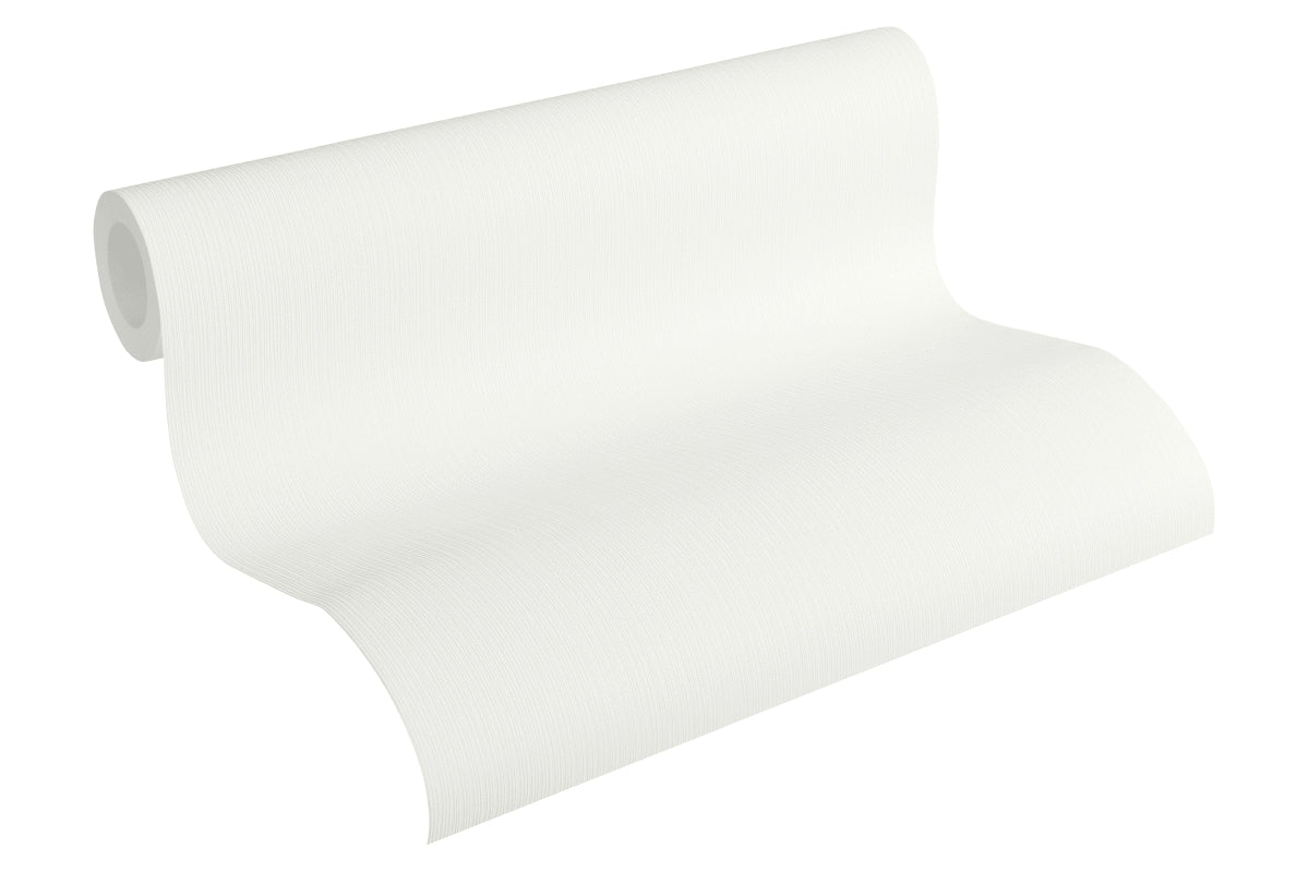 A.S. Création Unitapete Uni Weiß 344572 Tapete Happy Spring Wandtapete Design