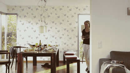 A.S. Création Unitapete Uni Weiß 344572 Tapete Happy Spring Wandtapete Design