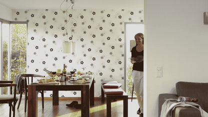 A.S. Création Unitapete Uni Weiß 344572 Tapete Happy Spring Wandtapete Design