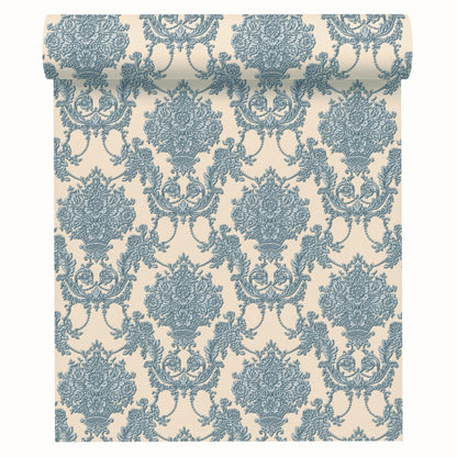 A.S. Création Barocktapete Barock Blau 344926 Tapete Château 5 Wandtapete Design