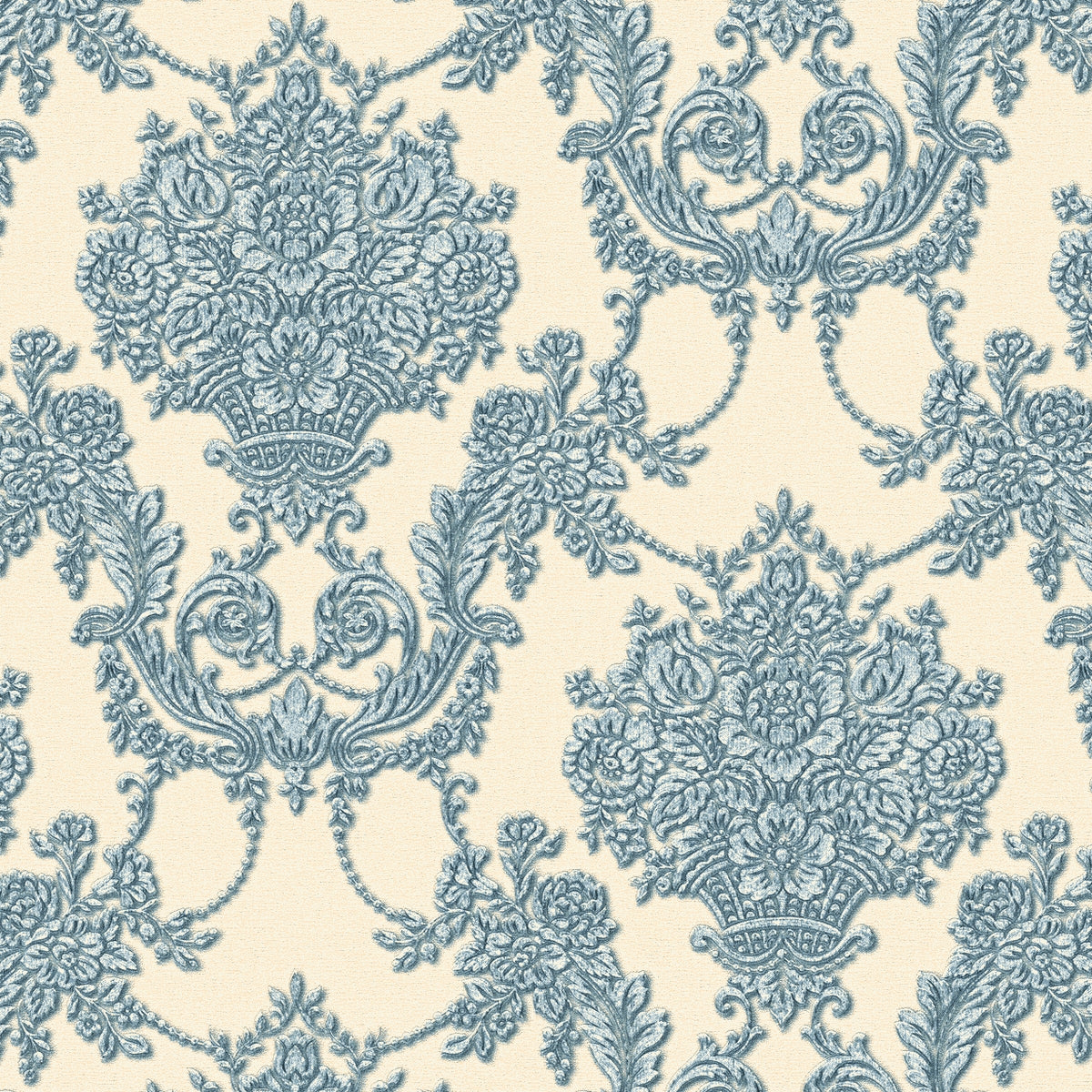 A.S. Création Barocktapete Barock Blau 344926 Tapete Château 5 Wandtapete Design