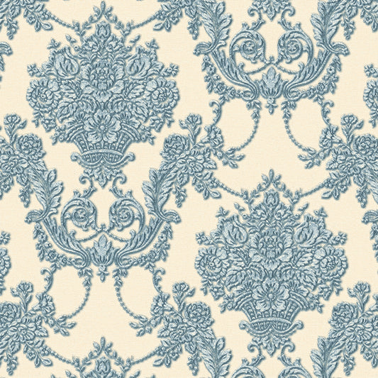 A.S. Création Barocktapete Barock Blau 344926 Tapete Château 5 Wandtapete Design