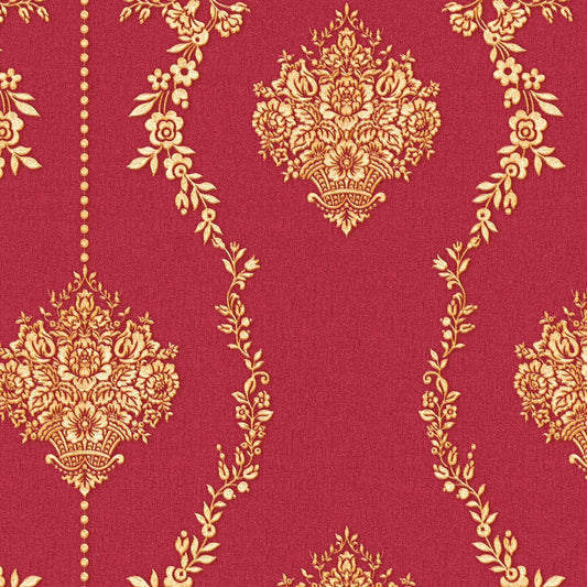 A.S. Création Barocktapete Barock Rot 344932 Tapete Château 5 Wandtapete Design