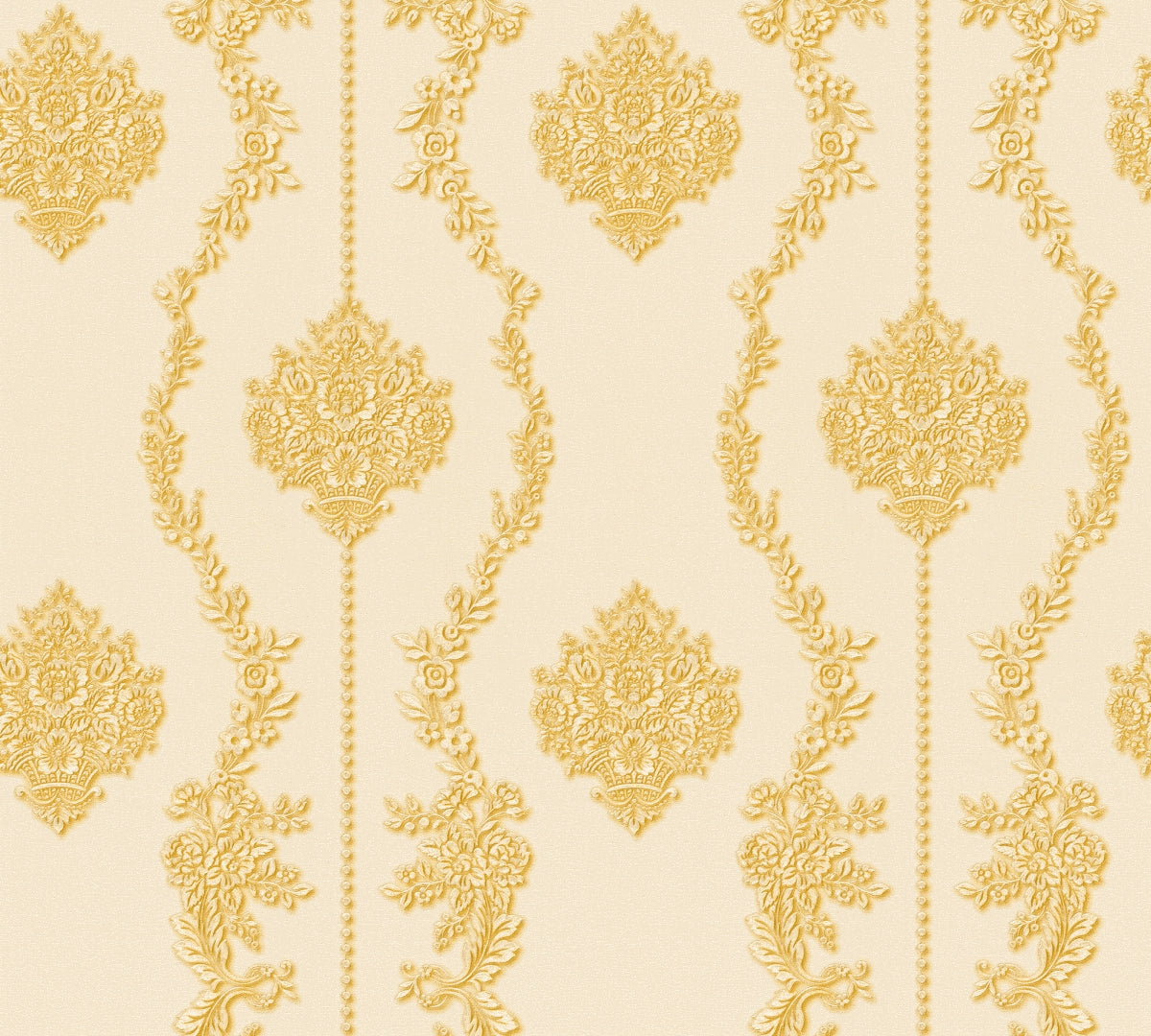 A.S. Création Barocktapete Barock Gelb 344934 Tapete Château 5 Wandtapete Design