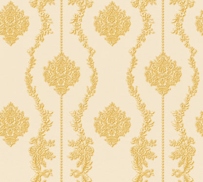 A.S. Création Barocktapete Barock Gelb 344934 Tapete Château 5 Wandtapete Design