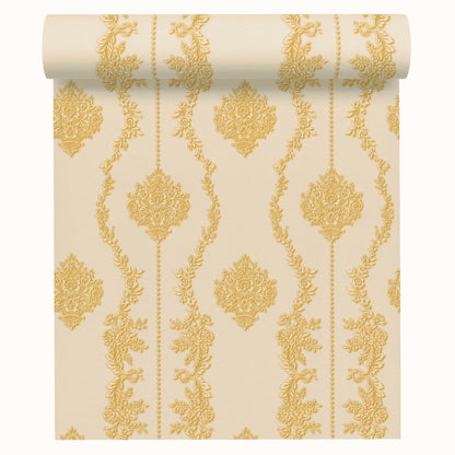 A.S. Création Barocktapete Barock Gelb 344934 Tapete Château 5 Wandtapete Design