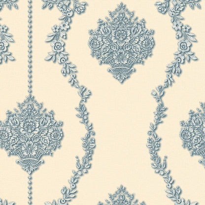 A.S. Création Barocktapete Barock Blau 344936 Tapete Château 5 Wandtapete Design
