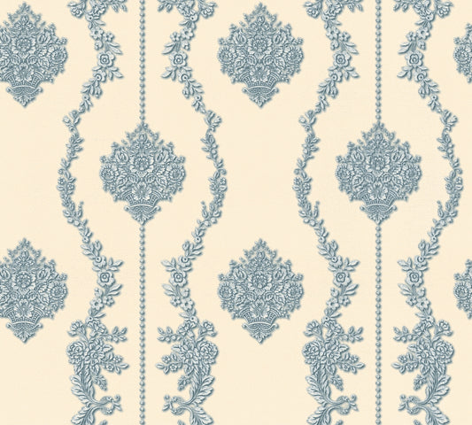 A.S. Création Barocktapete Barock Blau 344936 Tapete Château 5 Wandtapete Design