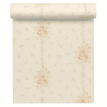 A.S. Création Blumentapete Blumen floral Tapete Gold 345004 Château 5 Wand