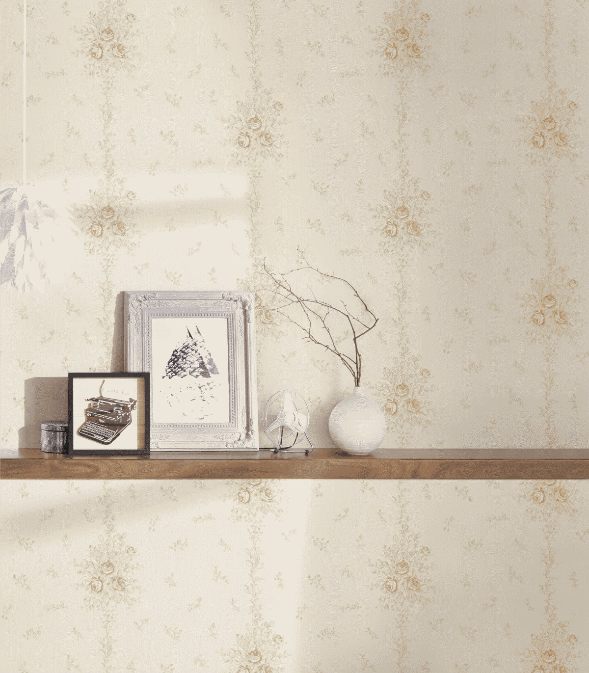 A.S. Création Blumentapete Blumen floral Tapete Gold 345004 Château 5 Wand