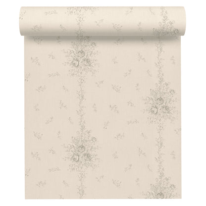 A.S. Création Blumentapete Blumen floral Tapete Grau 345005 Château 5 Wand