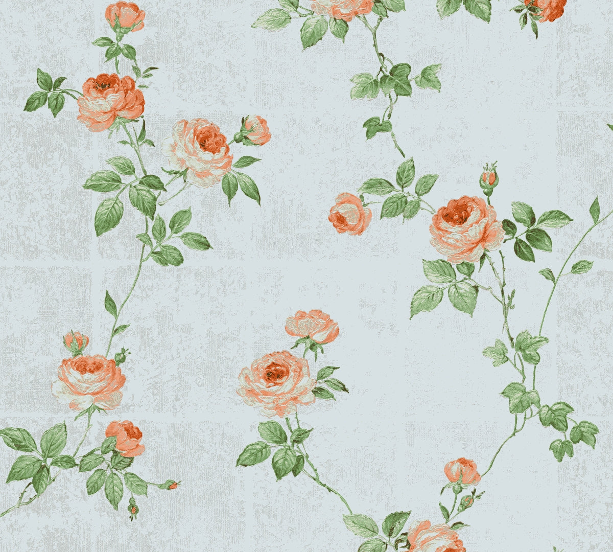 A.S. Création Blumentapete Blumen floral Rot 345011 Tapete Château 5 Wandtapete