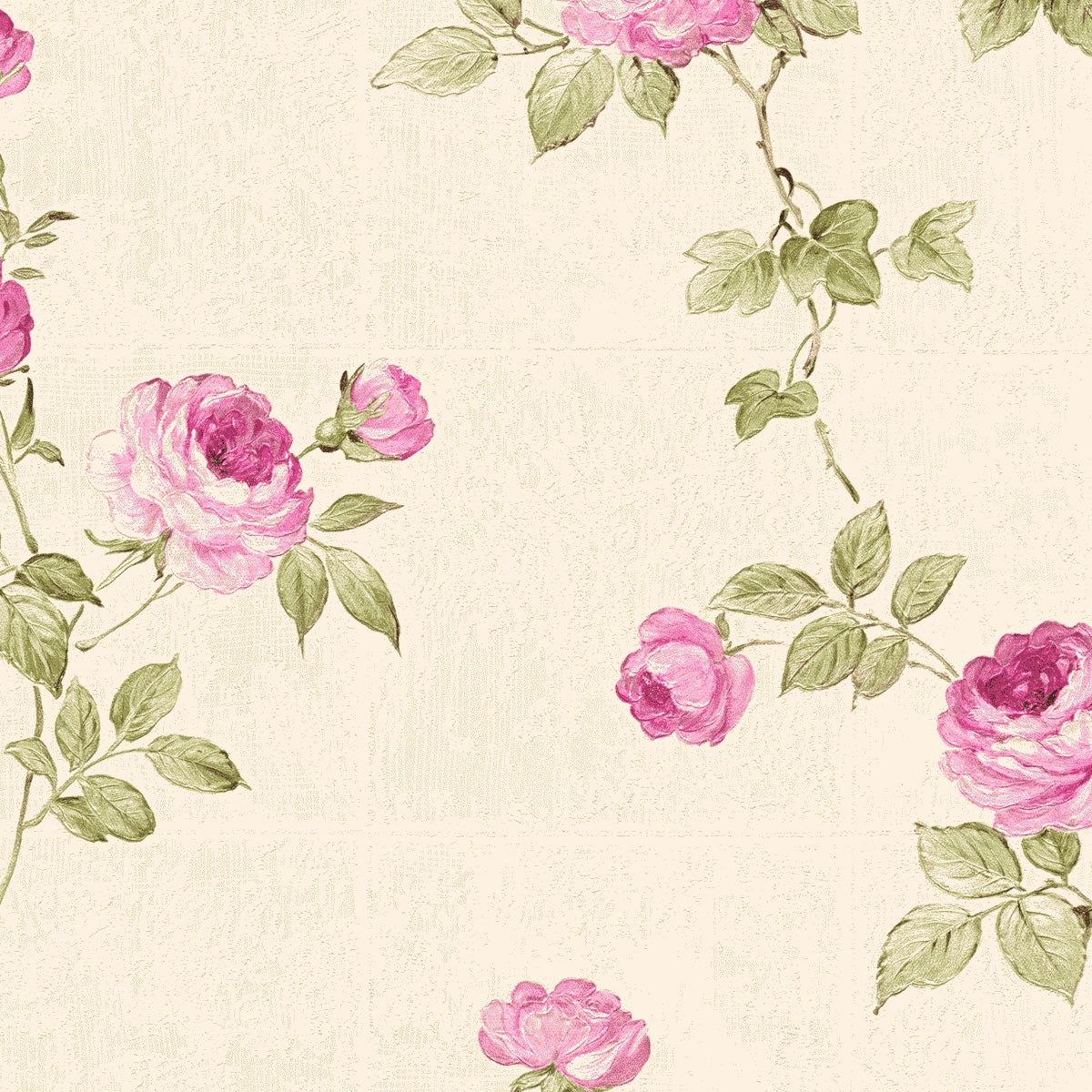 A.S. Création Blumentapete Blumen floral Tapete Rosa 345014 Château 5 Wand