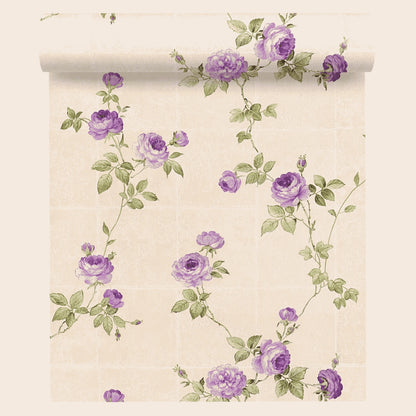 A.S. Création Blumentapete Violett 345015 Tapete Château 5 Wandtapete Design