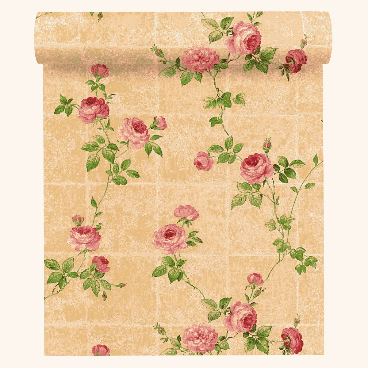 A.S. Création Blumentapete Blumen floral Tapete Rosa 345016 Château 5 Wand