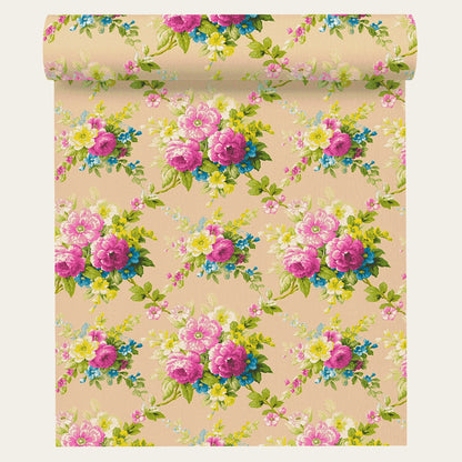 A.S. Création Blumentapete Blumen floral Tapete Bunt 345081 Château 5 Wand