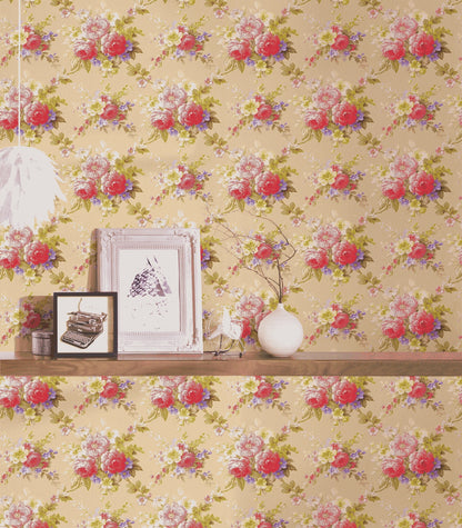 A.S. Création Blumentapete Blumen floral Tapete Bunt 345082 Château 5 Wand