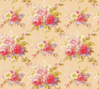 A.S. Création Blumentapete Blumen floral Tapete Bunt 345082 Château 5 Wand