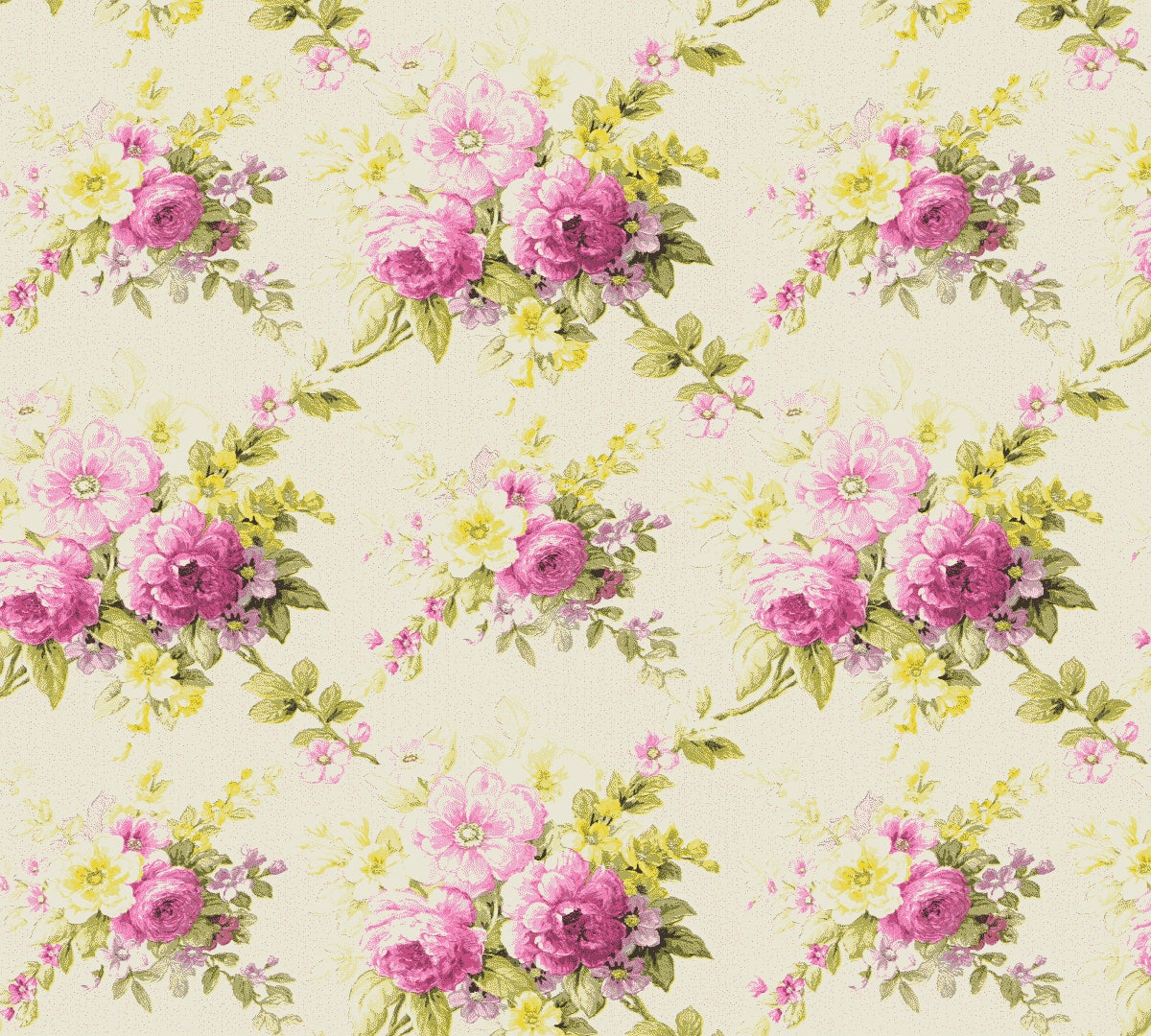 A.S. Création Blumentapete Blumen floral Tapete Bunt 345083 Château 5 Wand