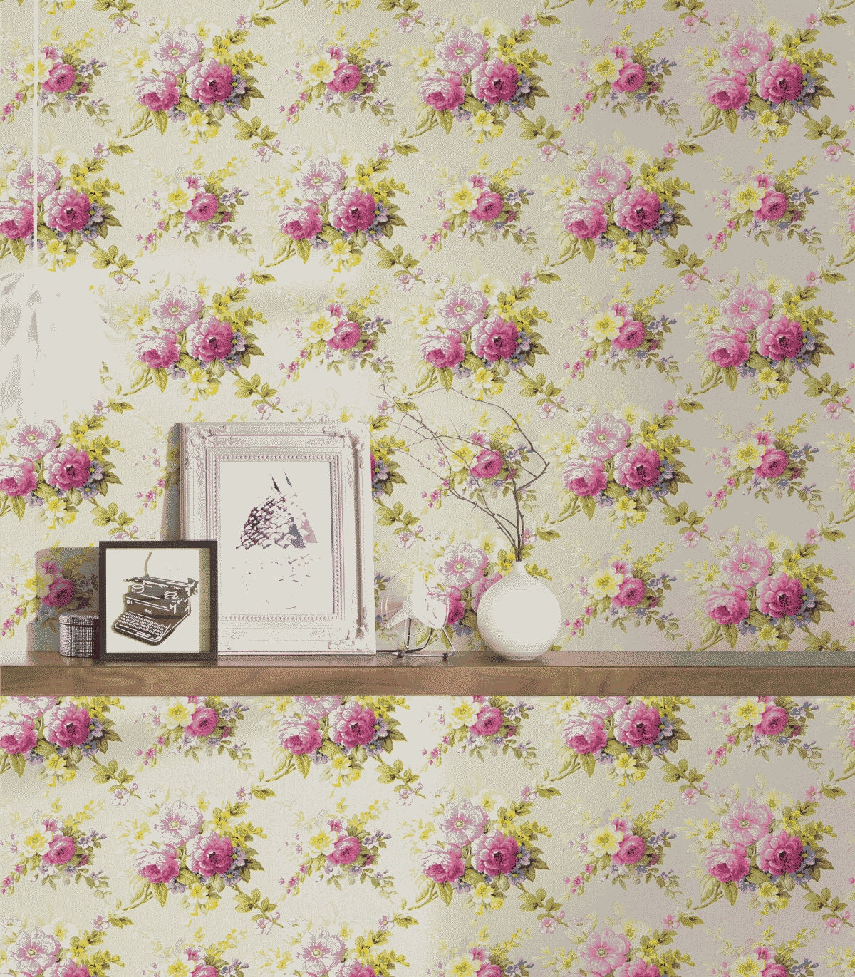 A.S. Création Blumentapete Blumen floral Tapete Bunt 345083 Château 5 Wand