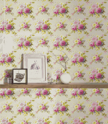 A.S. Création Blumentapete Blumen floral Tapete Bunt 345083 Château 5 Wand
