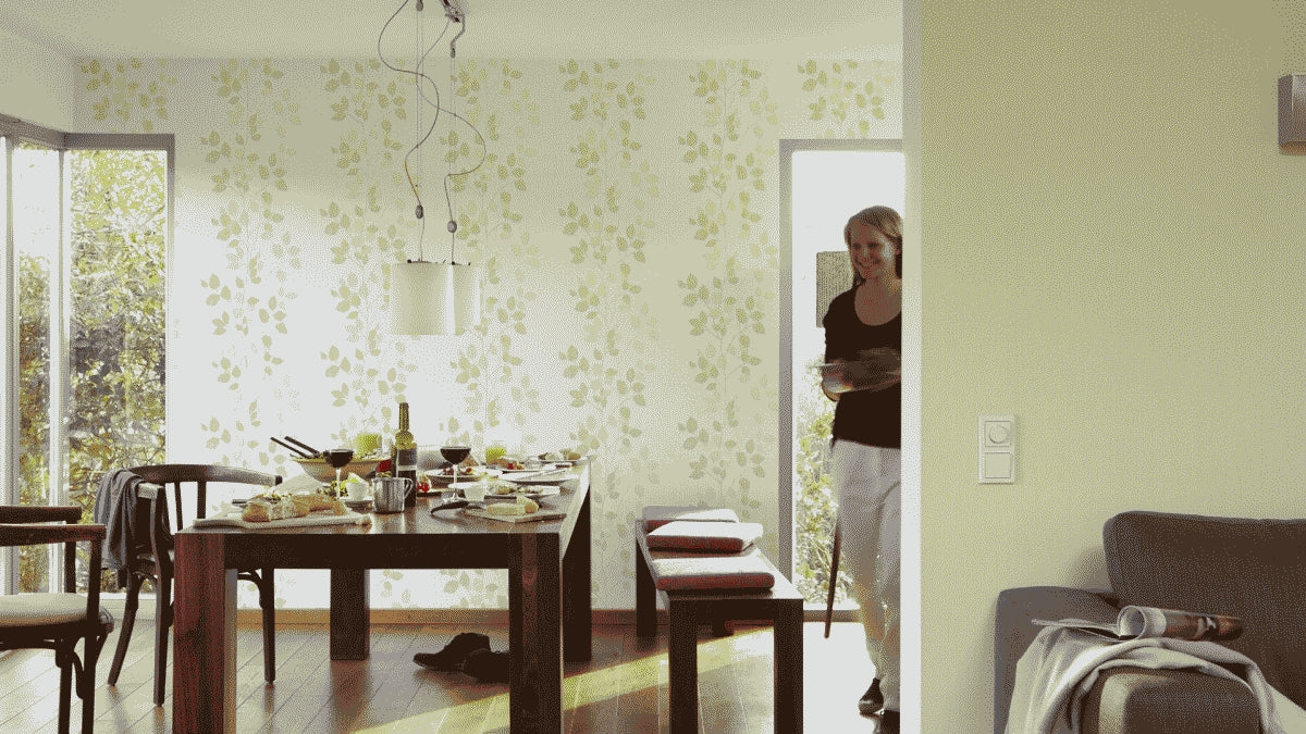 A.S. Création Unitapete Uni Grün 347625 Tapete Happy Spring Wandtapete Design