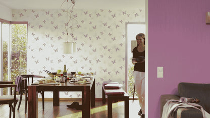 A.S. Création Tapete mit Tiere Violett 347651 Tapete Happy Spring Wandtapete