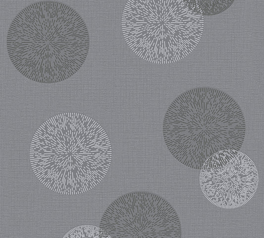 A.S. Création Punktetapete Dots Kreistapete Grau 347713 Tapete Happy Spring Wand