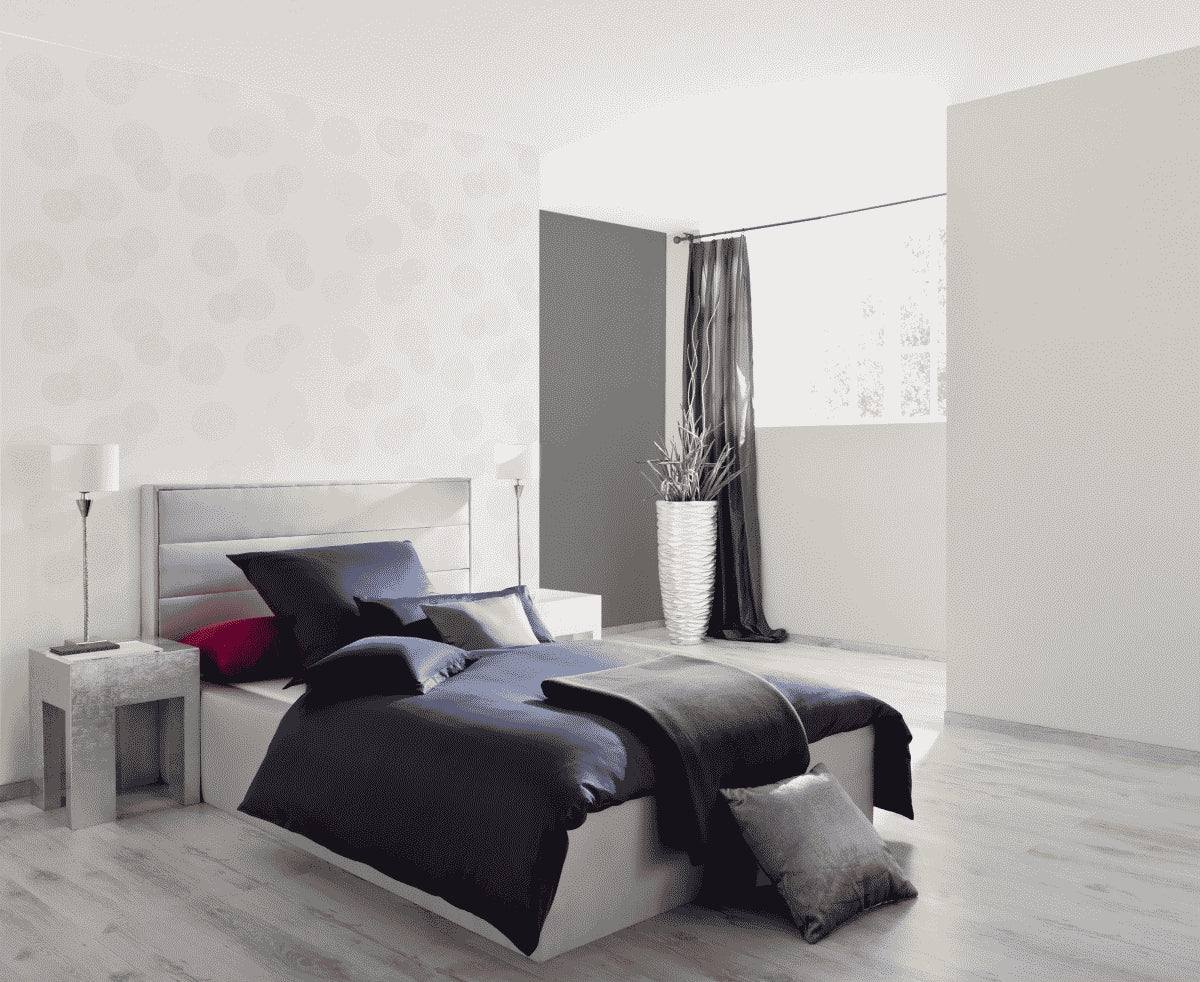 A.S. Création Unitapete Uni Grau 347722 Tapete Happy Spring Wandtapete Design