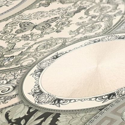Versace Home Designtapete Silber 349013 Luxus Vlies Designertapete Tapete Design