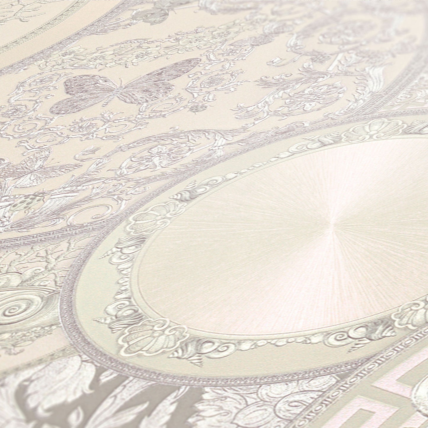 Versace Home Designtapete Silber 349014 Luxus Vlies Designertapete Tapete Design