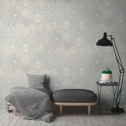 Versace Home Designtapete Silber 349014 Luxus Vlies Designertapete Tapete Design