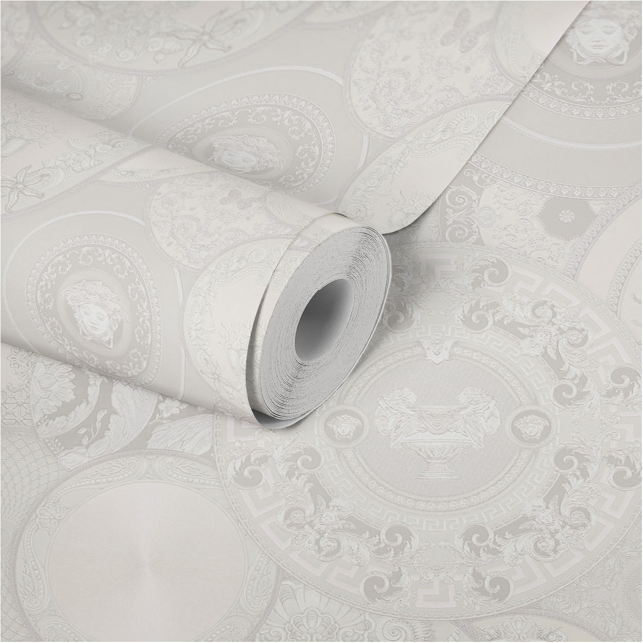 Versace Home Designtapete Silber 349014 Luxus Vlies Designertapete Tapete Design