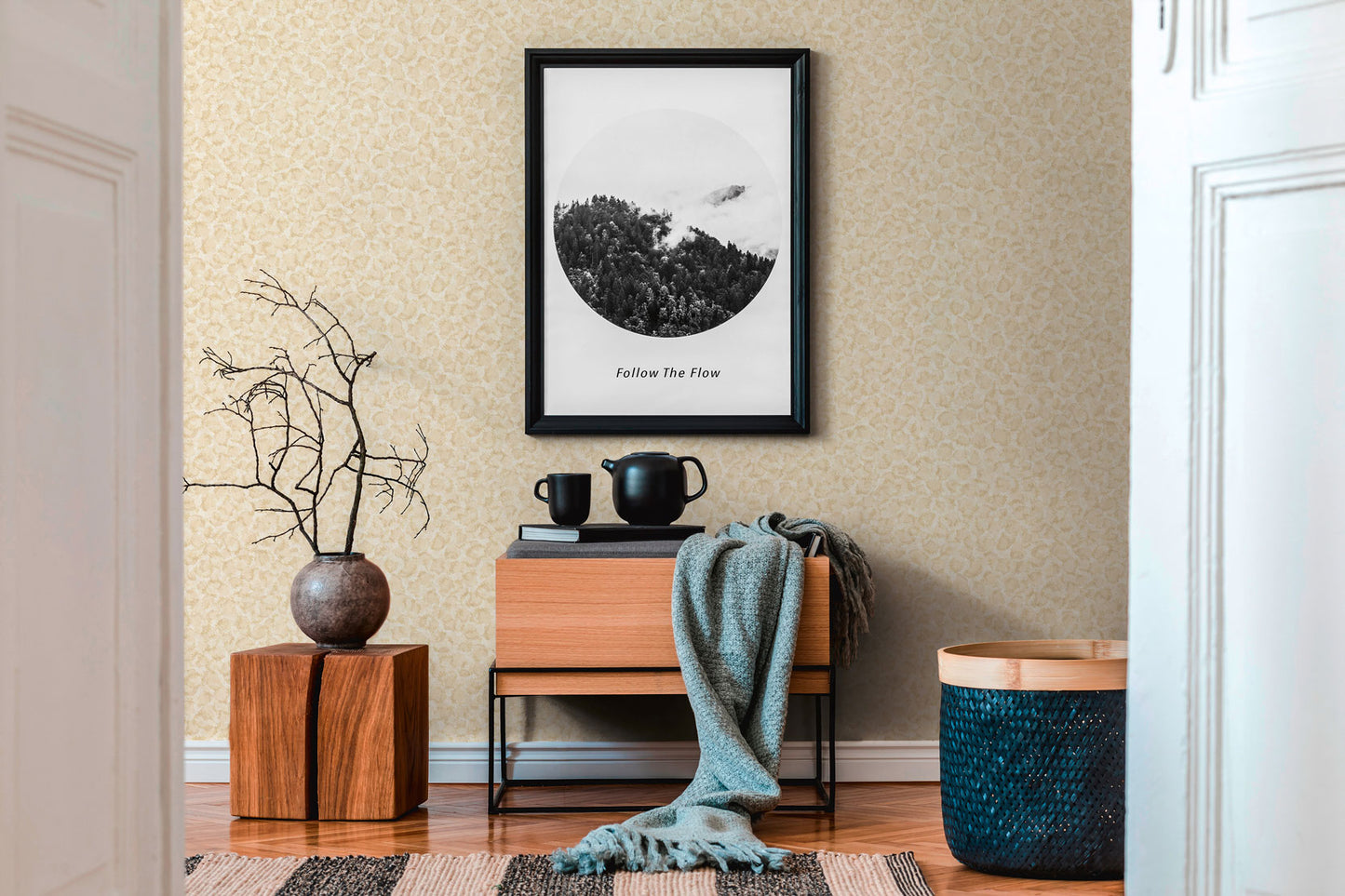 Versace Home Leopardentapete Beige 349024 Luxus Vlies Designertapete Tapete Leo