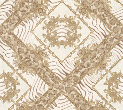 Versace Home Designtapete Beige 349041 Luxus Vlies Designertapete Tapete Design