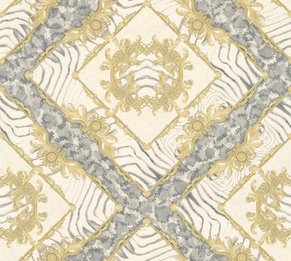 Versace Home Designtapete Grau 349042 Luxus Vlies Designertapete Tapete Design