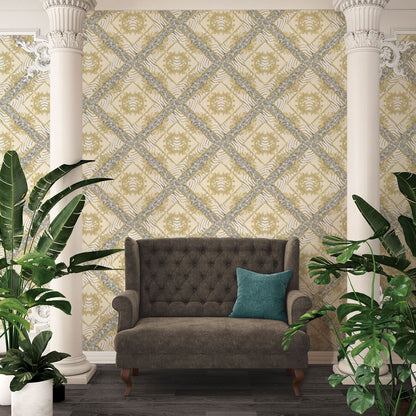 Versace Home Designtapete Grau 349042 Luxus Vlies Designertapete Tapete Design