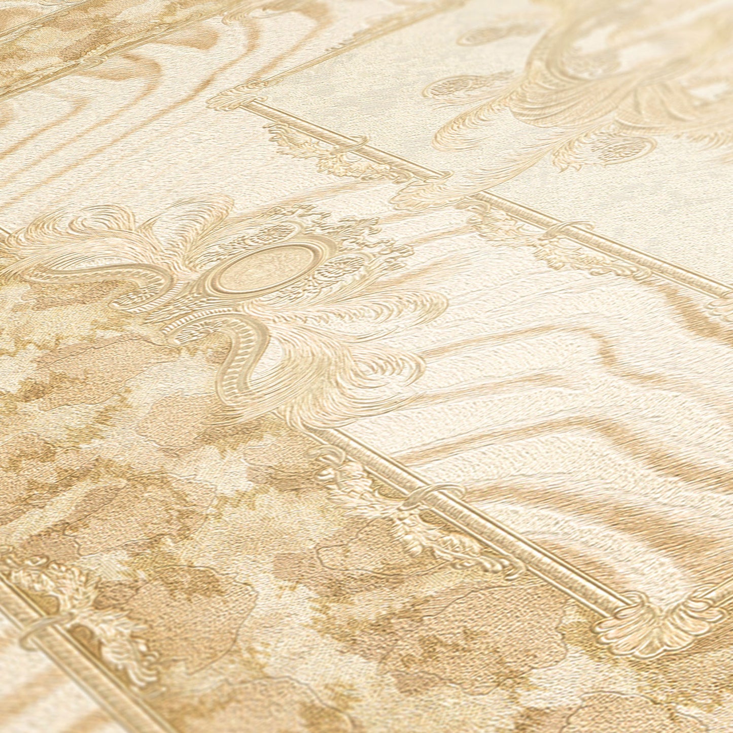 Versace Home Designtapete Beige 349044 Luxus Vlies Designertapete Tapete Design