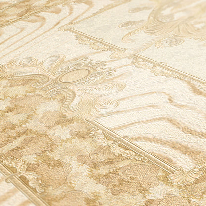 Versace Home Designtapete Beige 349044 Luxus Vlies Designertapete Tapete Design