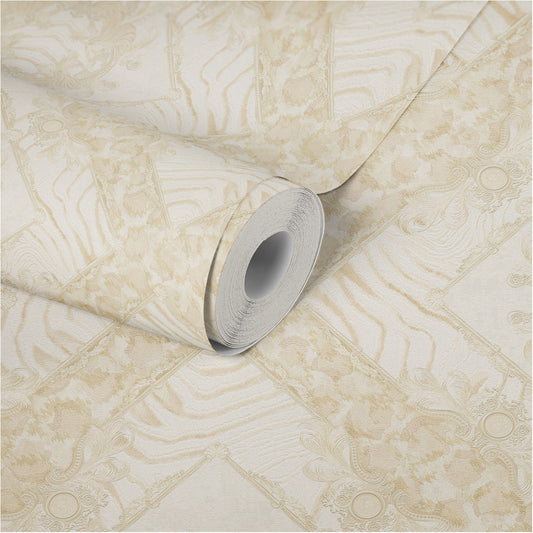 Versace Home Designtapete Beige 349044 Luxus Vlies Designertapete Tapete Design