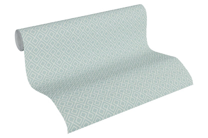 A.S. Création geometrisch Tapete Blau 351804 Wandtapete Vlies Vinyl Rolle Tapete