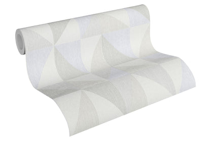 A.S. Création geometrisch Tapete Grau 351813 Wandtapete Vlies Vinyl Rolle Tapete